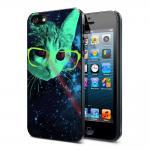 LASER CAT SPACE GALAXY - iPhone 5 Case, iPhone 4/4s Case, Hard Case FDL